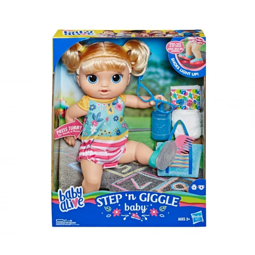 Baby Alive Step 'n Giggle Baby Blonde Hair Doll Baby Alive Step 'n Giggle Baby Blonde Hair Doll