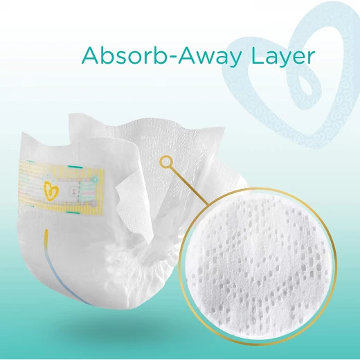 حفاضات بامبرز عناية مميّزة ، مقاس 4 ، صغير ، 9-14 كغ ، العبوة الضخمة 100 قطعة - بامبرز - Image 6