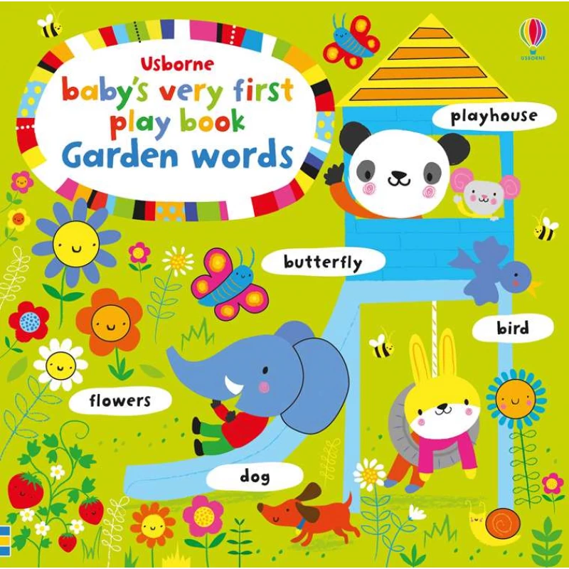 Baby's Very First Play book Garden Words, 10 pages - يو إس بورن