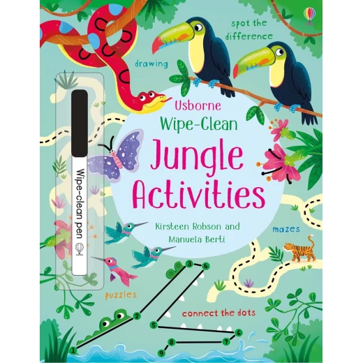 Wipe-Clean Jungle Activities, 24 pages Wipe-Clean Jungle Activities, 24 pages