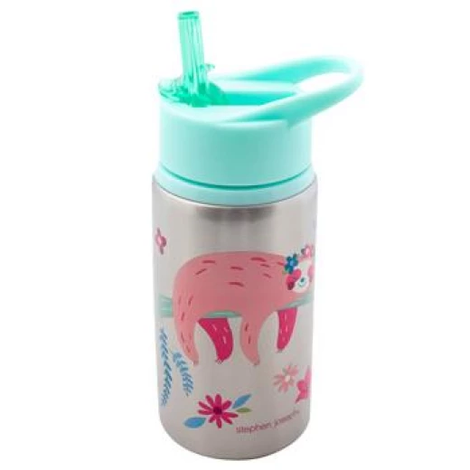 Stephen Joseph Stainless Steel Water Bottle, Sloth - ستيفن جوزيف - Image 2