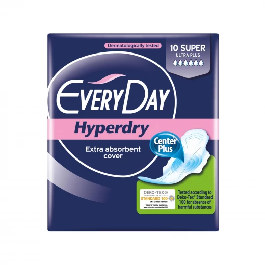 EveryDay Hyperdry Pads Super, 10 pads EveryDay Hyperdry Pads Super, 10 pads