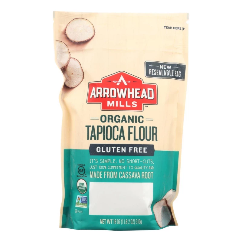 Arrowhead Mills عضوي خالي من الجلوتين طحين التابيوكا ، 510 جم - أرو هيد ميلز