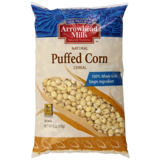 Arrowhead Mills Puffed Corn Cereal, 170g Arrowhead Mills Puffed Corn Cereal, 170g