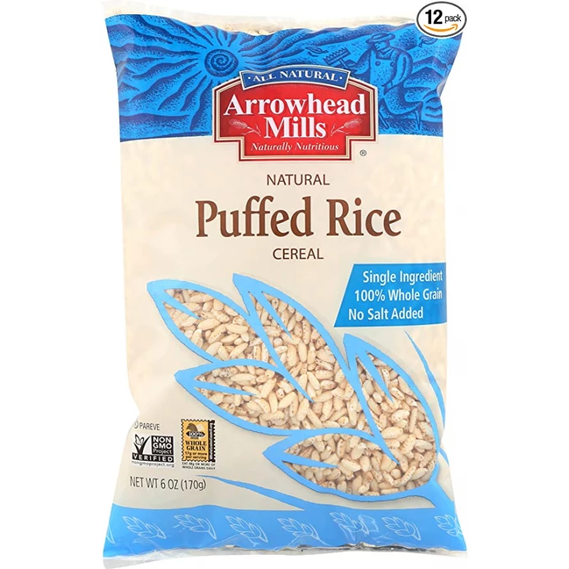 Arrowhead Mills Puffed Rice Cereal, 170g - أرو هيد ميلز