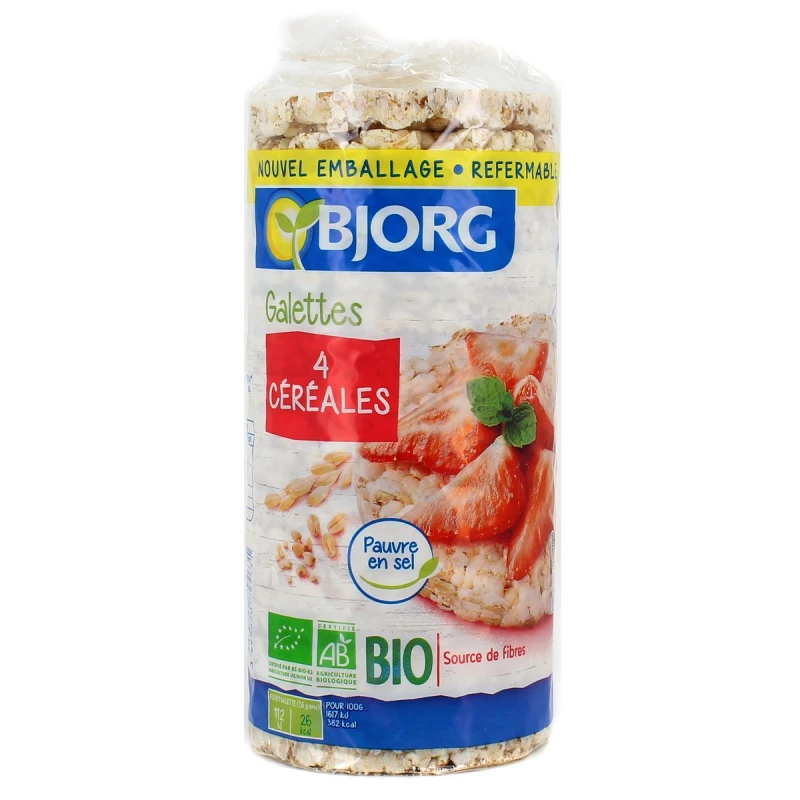 Bjorg 4 Cereal Cake, 130g - بي جورج