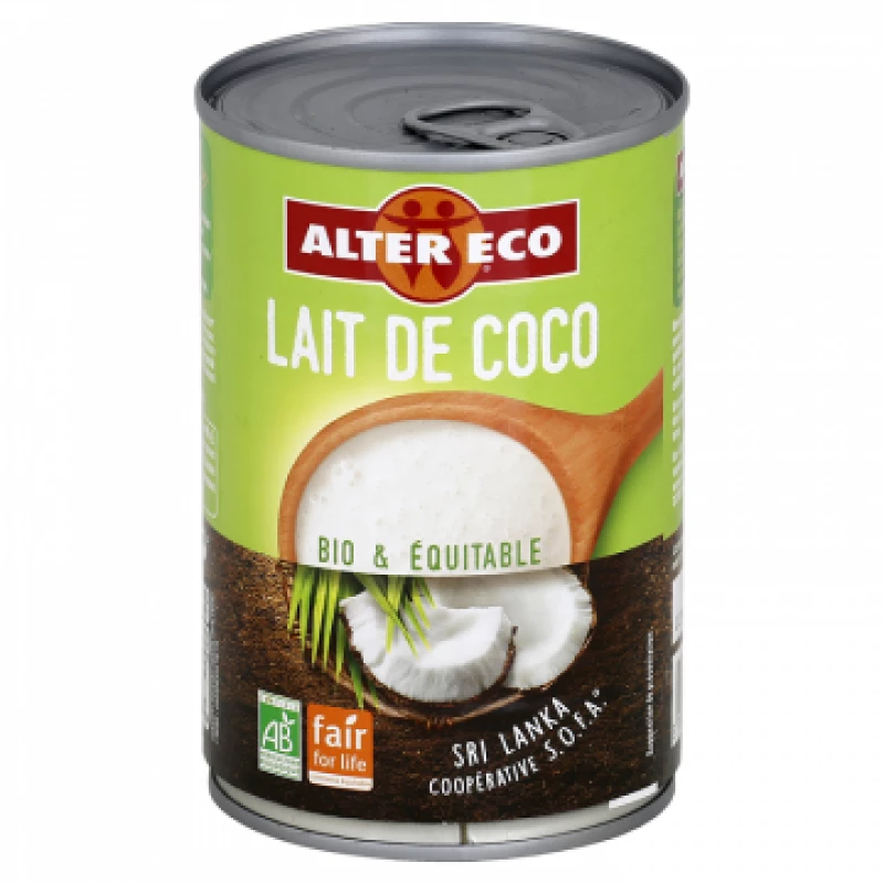 Alter Eco Plain Coconut Milk, 400ml - آلتر إيكو