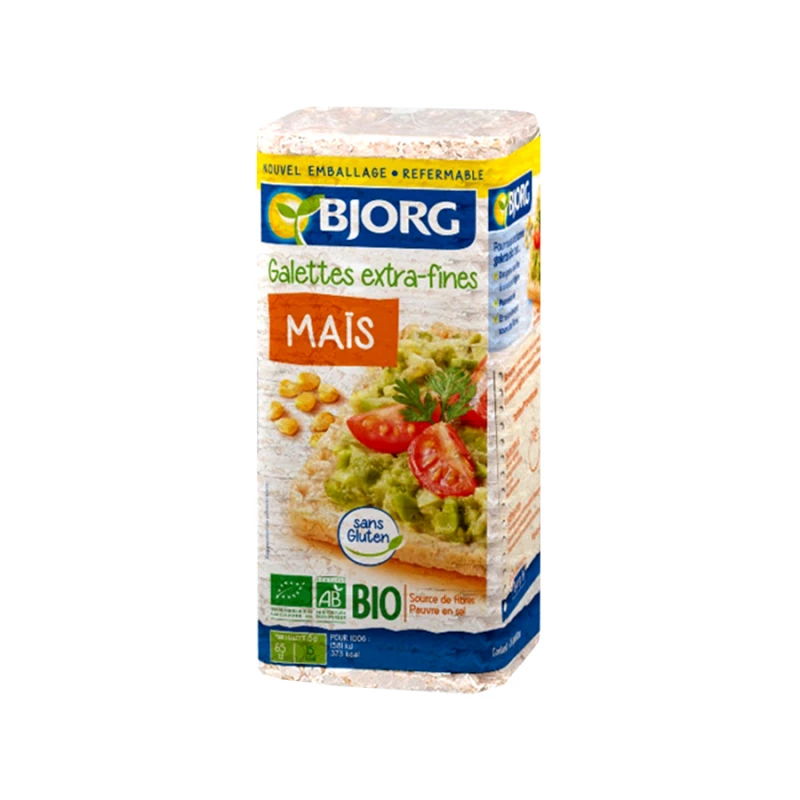 Bjorg Extra Fine Corn Cake, 130g - بي جورج