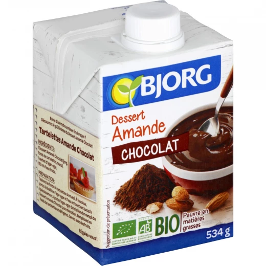 Bjorg Organic Almond Chocolate Dessert, 534g Bjorg Organic Almond Chocolate Dessert, 534g