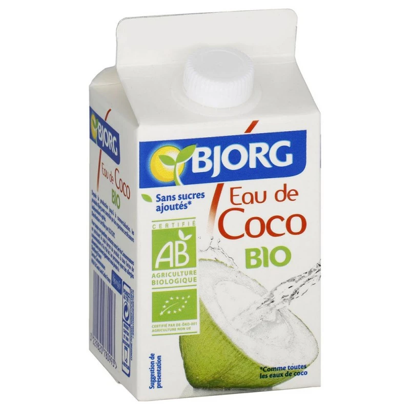 Bjorg Organic Coconut Water. 500ml - بي جورج