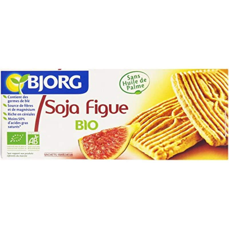Bjorg Organic Fig Biscuits, 240g - بي جورج