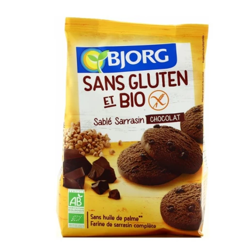 Bjorg Organic Gluten Free Buckwheat Chocolate Biscuit, 250g