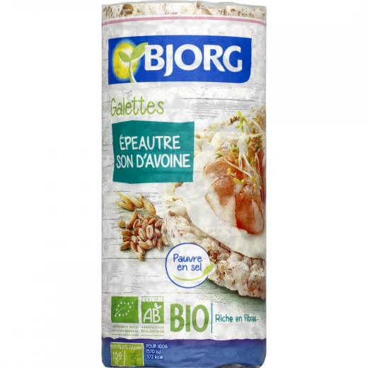 Bjorg Organic Oat Cakes, 130g