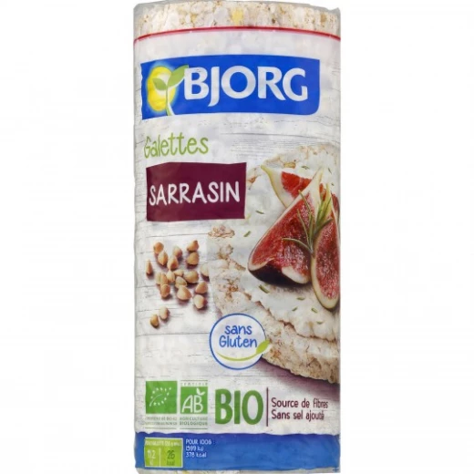 Bjorg Organic Rice & Buckwheat Cakes, 130g