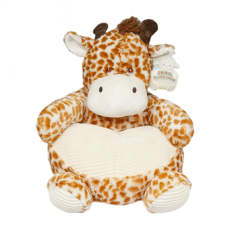 Giraffe with Corduroy Trim Baby Chair- 18""