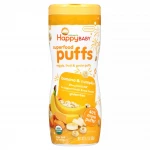 Happy Baby Organic Banana Puffs - 60 g - هابي بيبي