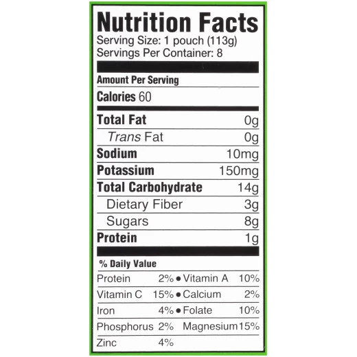 Happy Baby Organics Pears, Zucchini & Peas Pouch, 113 g - هابي بيبي - Image 3