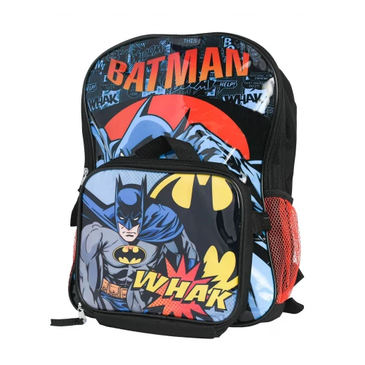 Batman Backpack with Lunch Bag, 41 cm Batman Backpack with Lunch Bag, 41 cm