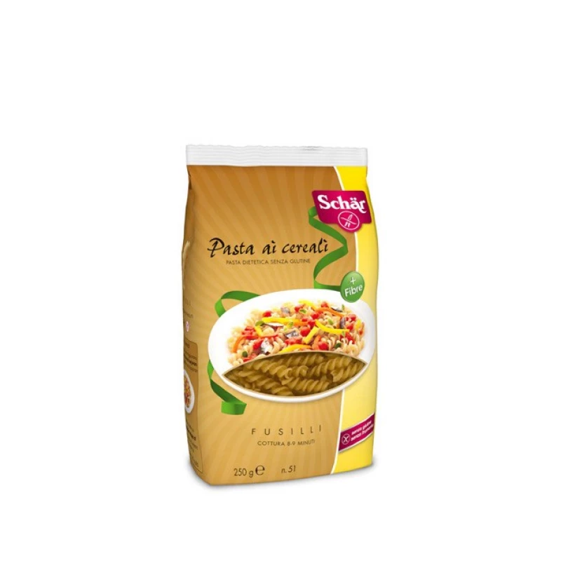 Schär Multigrain Fusilli ، خالي من الجلوتين ، 250 جم - شار