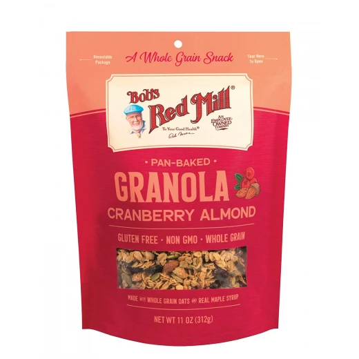 Bob's Red Mill Pan-Baked Cranberry Almond Granola, 312 g Bob's Red Mill Pan-Baked Cranberry Almond Granola, 312 g