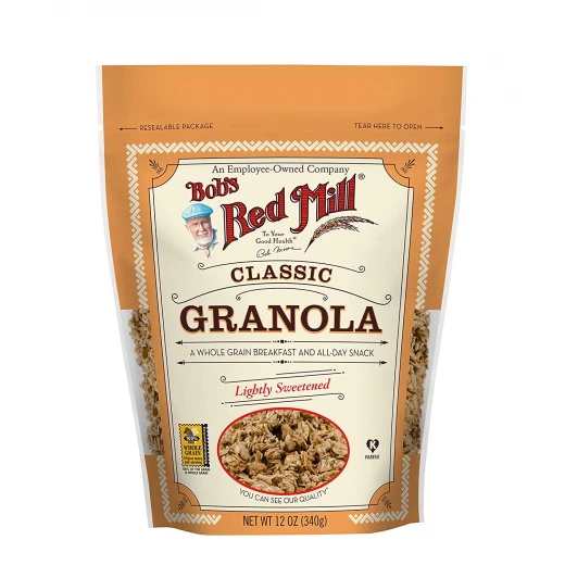 Bob's Red Mill Granola Natural Lightly Sweetened 340g Bob's Red Mill Granola Natural Lightly Sweetened 340g