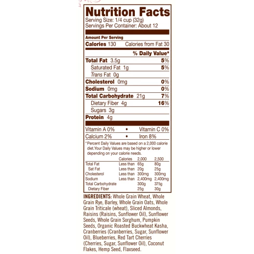 Bob's Red Mill, Fruit & Seed Muesli, 397 g - بوبز ريد ميل - Image 5