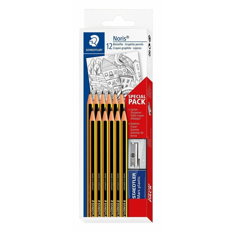 Staedtler Noris Pencils Hexagonal Pack of 12 Pencils - ستدلر