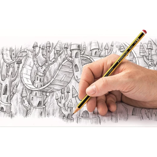Staedtler Noris HB Pencils, Pack of 10 - ستدلر - Image 3