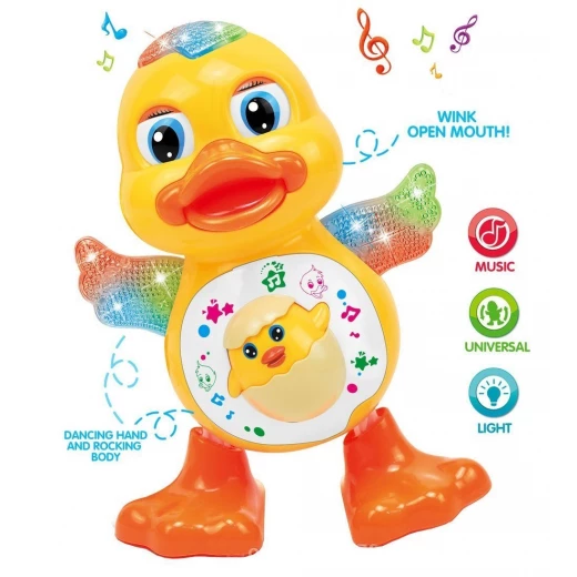 Small Yellow Duck With Light And Music Swaying - Image 4