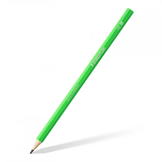 Staedtler Wopex - Graphite Pencils Neon Kit - Green, with Sharpener and Eraser - ستدلر - Image 6