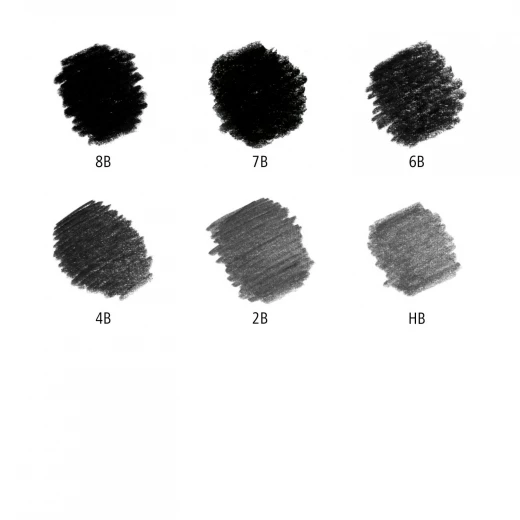 Staedtler Mars® Lumograph® Black Drawing Pencil Pack of 6 - ستدلر - Image 4