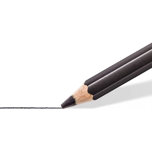 Staedtler Mars® Lumograph® Black Drawing Pencil Pack of 6 - ستدلر - Image 3