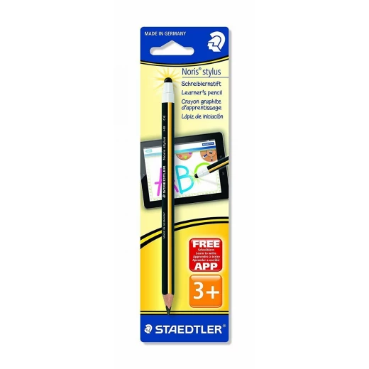 Staedtler 2 in1 Pencil & Jumbo Stylus For PC Tablets - Black Staedtler 2 in1 Pencil & Jumbo Stylus For PC Tablets - Black