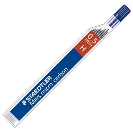 Staedtler Micro Mars Carbon Mechanical Pencil Lines 0.5 mm, H Staedtler Micro Mars Carbon Mechanical Pencil Lines 0.5 mm, H