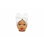 Baby Turban Headband, White