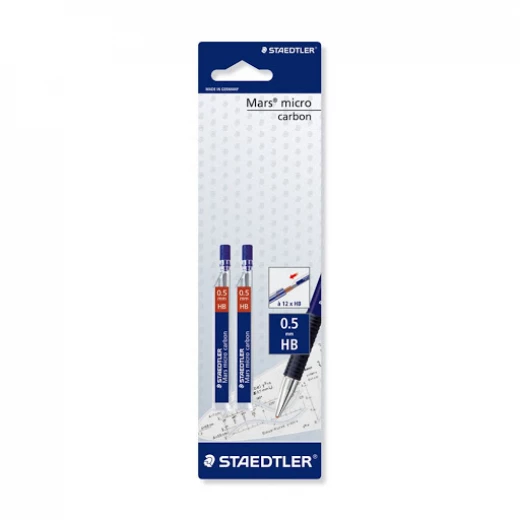 Staedtler Mars Micro Refill Lead 0.5 mm, HB, Pack of 2 Staedtler Mars Micro Refill Lead 0.5 mm, HB, Pack of 2