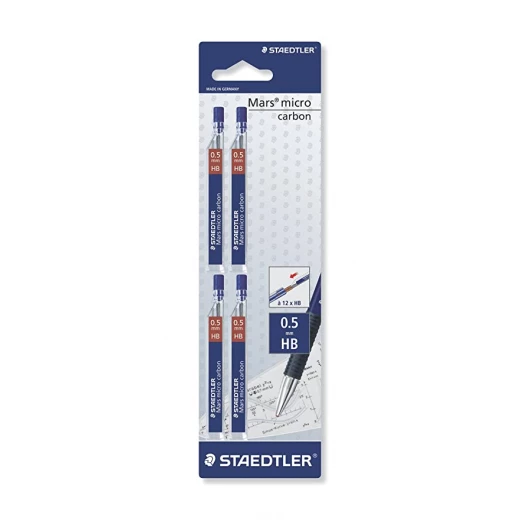 Staedtler Mars Micro Refill Lead 0.5 mm, HB, Pack of 4 Staedtler Mars Micro Refill Lead 0.5 mm, HB, Pack of 4