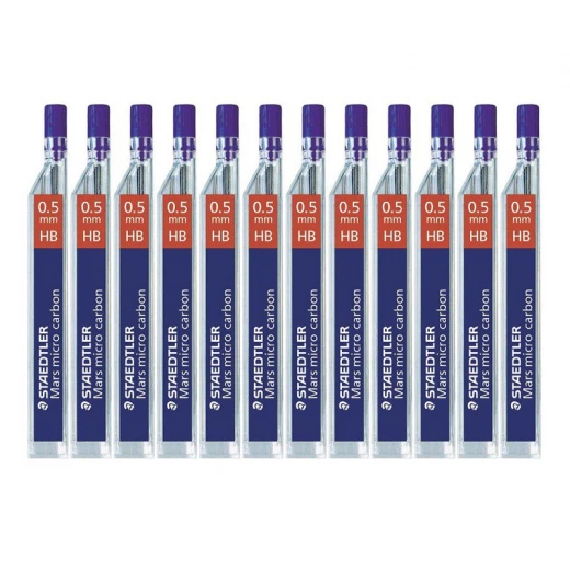 Staedtler Mars Micro Refill Lead 0.5 mm, HB, Pack of 10 Staedtler Mars Micro Refill Lead 0.5 mm, HB, Pack of 10