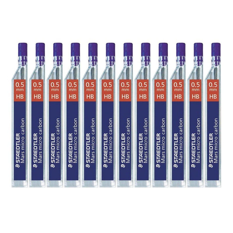 Staedtler Mars Micro Refill Lead 0.5 mm, HB, Pack of 10 - ستدلر