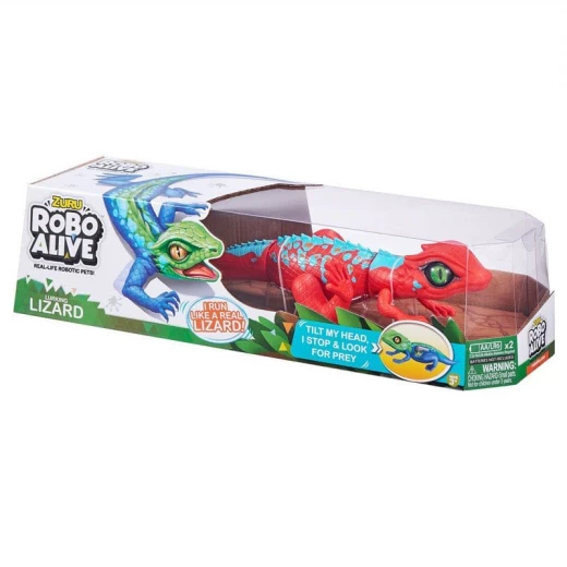 Zuru Robo Alive Lurking Lizard, Red Zuru Robo Alive Lurking Lizard, Red