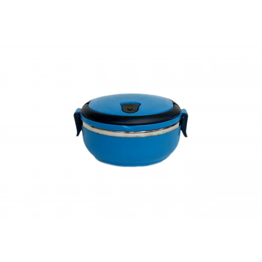 Lunch Box with One Layer Stainless Steel 700 ml, Blue Lunch Box with One Layer Stainless Steel 700 ml, Blue