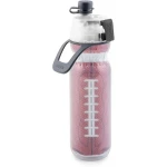 O2COOL Mist N 'Sip Insulated Squeeze Water Bottle, 590 ml, Football - اوه تو كول
