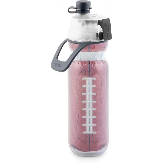 O2COOL Mist N 'Sip Insulated Squeeze Water Bottle, 590 ml, Football O2COOL Mist N 'Sip Insulated Squeeze Water Bottle, 590 ml, Football