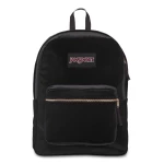 JanSport Superbreak Velvet Backpack, Black Velvet - جان سبورت