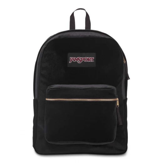 JanSport Superbreak Velvet Backpack, Black Velvet JanSport Superbreak Velvet Backpack, Black Velvet