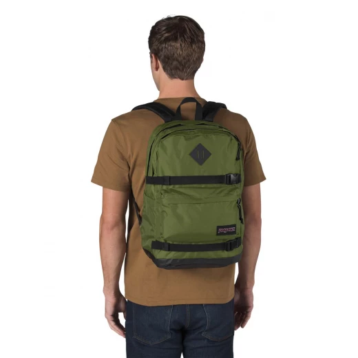 JanSport West Break Backpack, New Olive - جان سبورت - Image 2