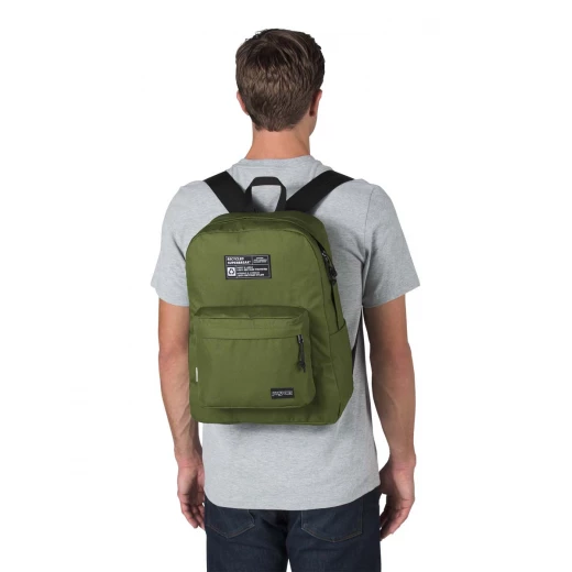 JanSport Recycled Super Backpack ,New Olive - جان سبورت - Image 3