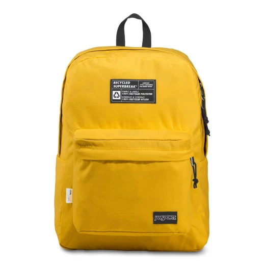JanSport Recycled Super Backpack, Yellow Card JanSport Recycled Super Backpack, Yellow Card