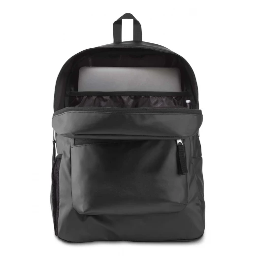 JanSport Cross Town Remix Backpack, Black Mate Coated 600D - جان سبورت - Image 2