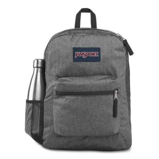 JanSport Cross Town Remix Backpack, Black White Herringbone JanSport Cross Town Remix Backpack, Black White Herringbone